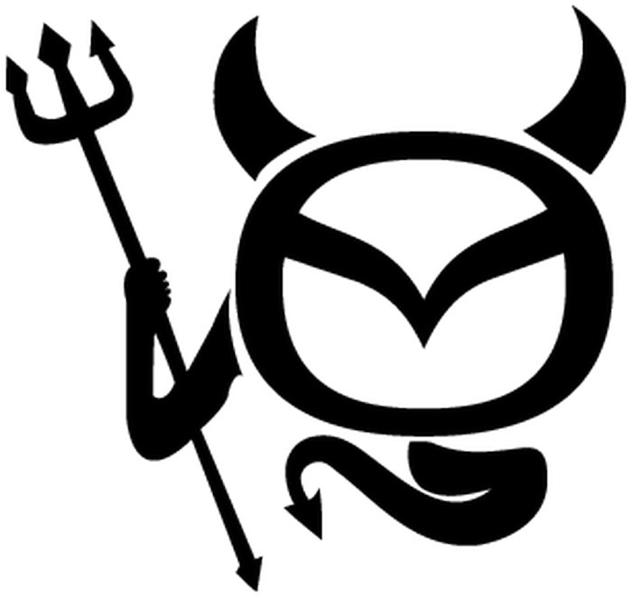 Mazda Devil Logo (800x800), Png Download