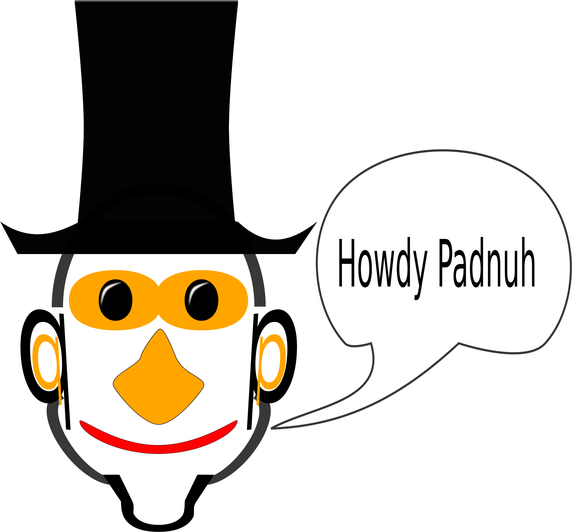 This Free Icons Png Design Of Man Wearing Top Hat (2400x3394), Png Download