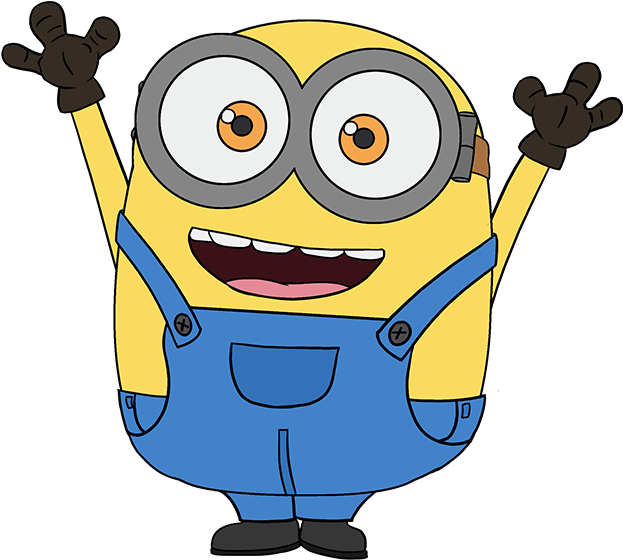 Drawing Clipart Minion - Draw Minions (678x600), Png Download