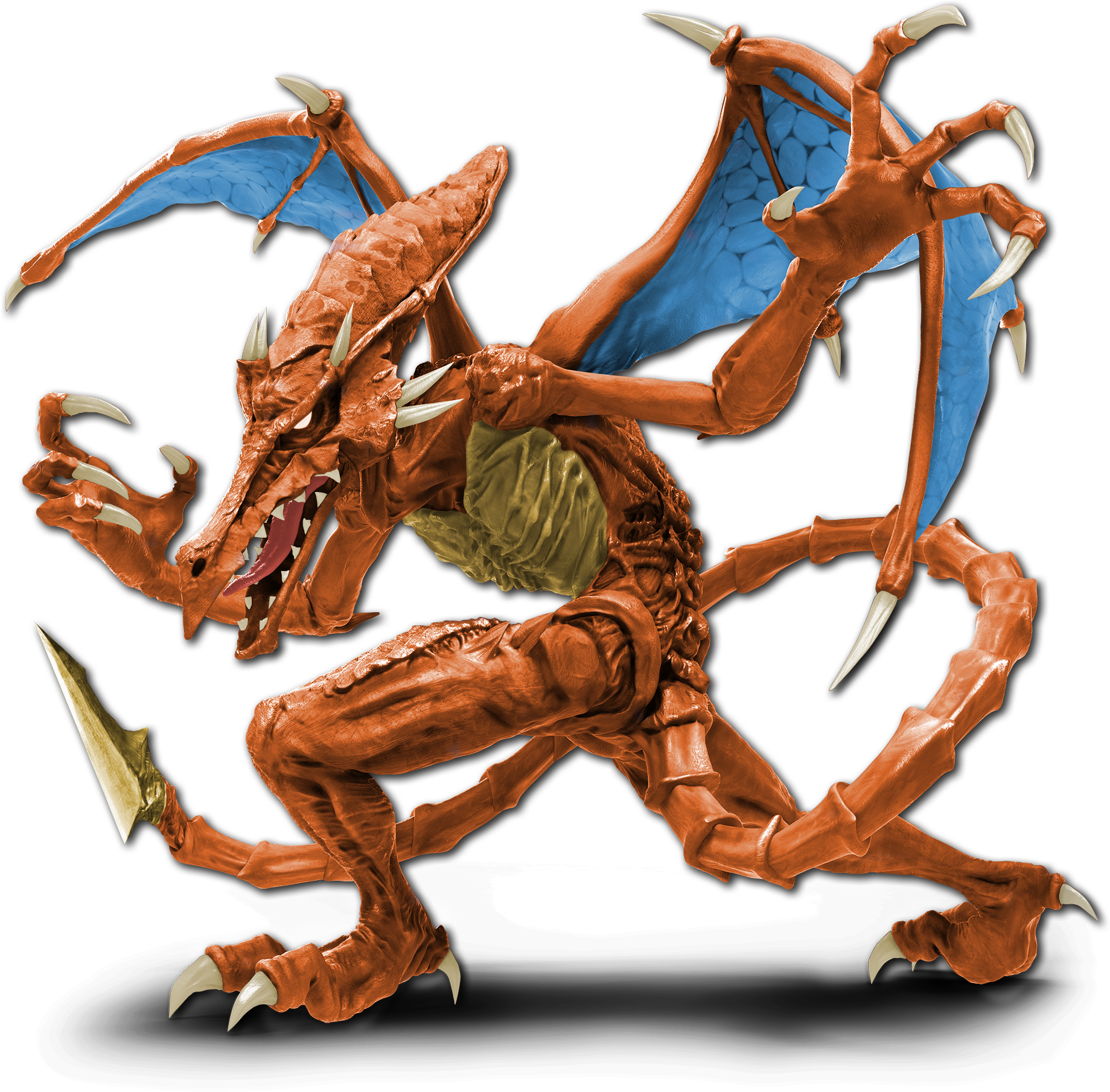 Ultimatemade Charizard Recolour For Ridley - Super Smash Bros Ultimate Ridley Render (1839x1809), Png Download