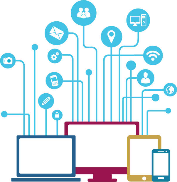 What Is Custom Software Development - Computer Wall Stickers For Office (603x622), Png Download