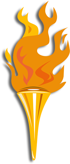Torch Flame Png - Sigma Gamma Rho Torch (600x600), Png Download