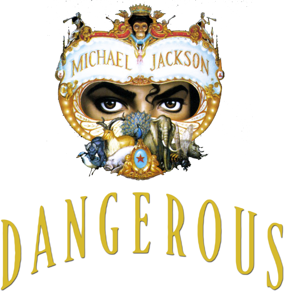 Bad Michael Jackson Logo Download - Michael Jackson: Dangerous (cassette) (1024x1024), Png Download