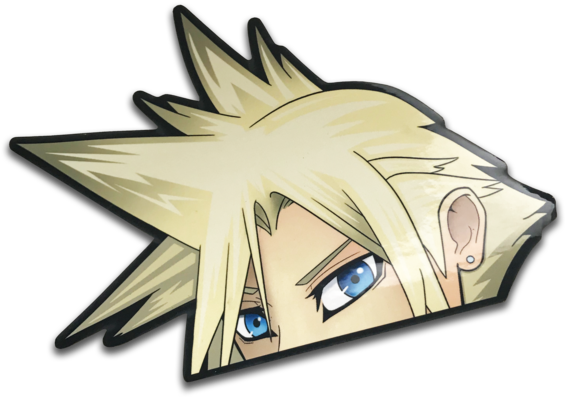 Cloud Strife Peeker - Business (600x600), Png Download