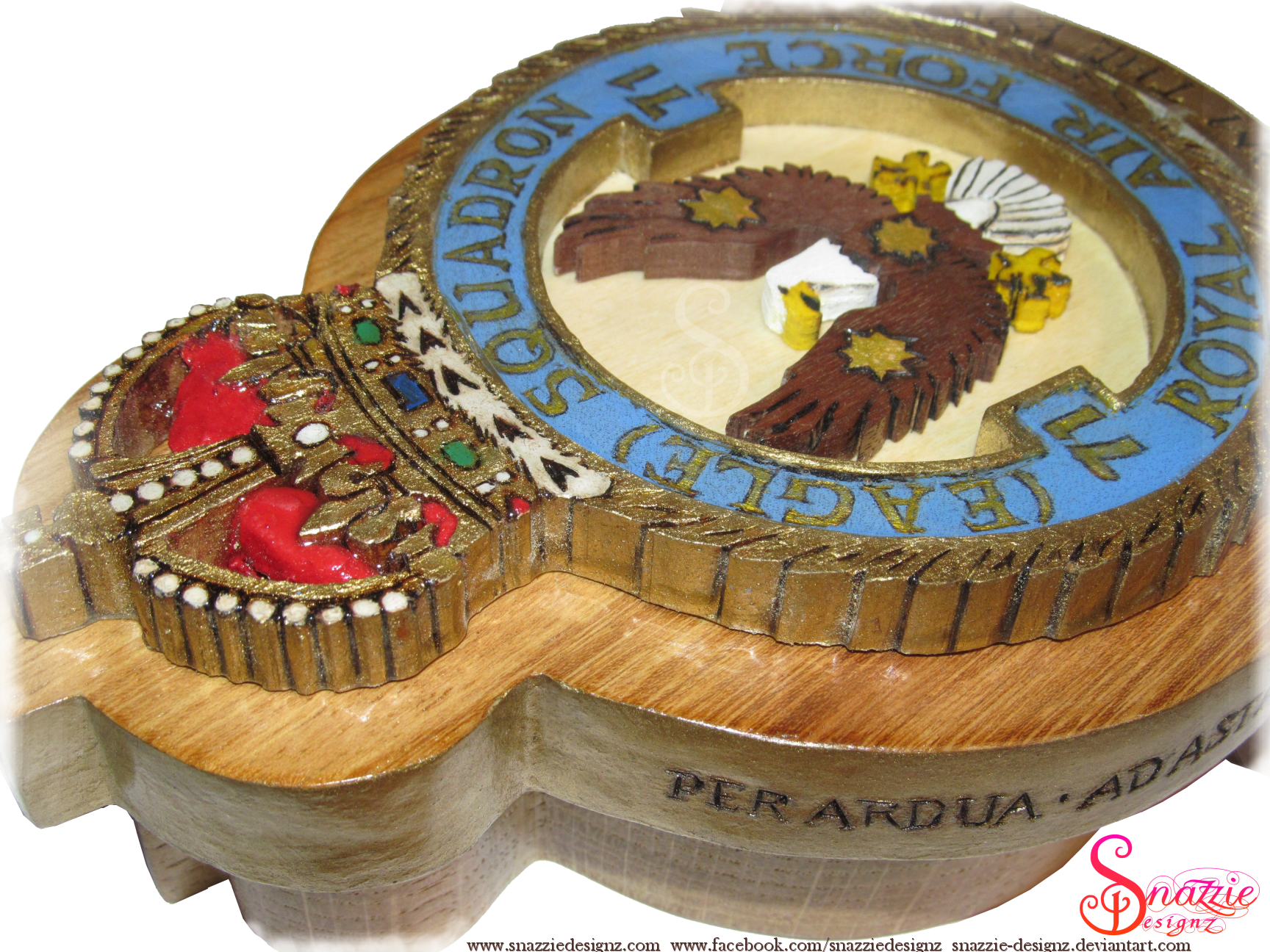 Handmade Raf Medal Box By Snazzie Designz - Eagle Squadrons (1728x1296), Png Download
