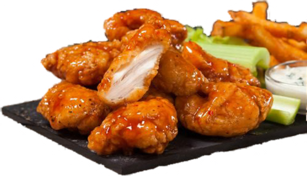 Only Fresh, Quality Ingredients And Spices Are Used - Jumbo Buffalo Wings (634x364), Png Download