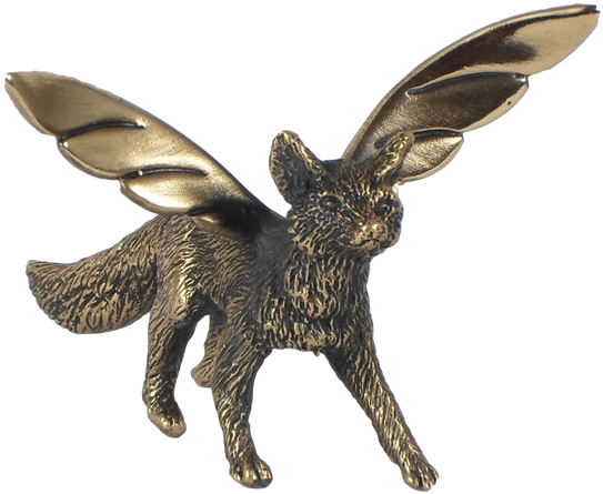 Fox - Sculpture (600x500), Png Download