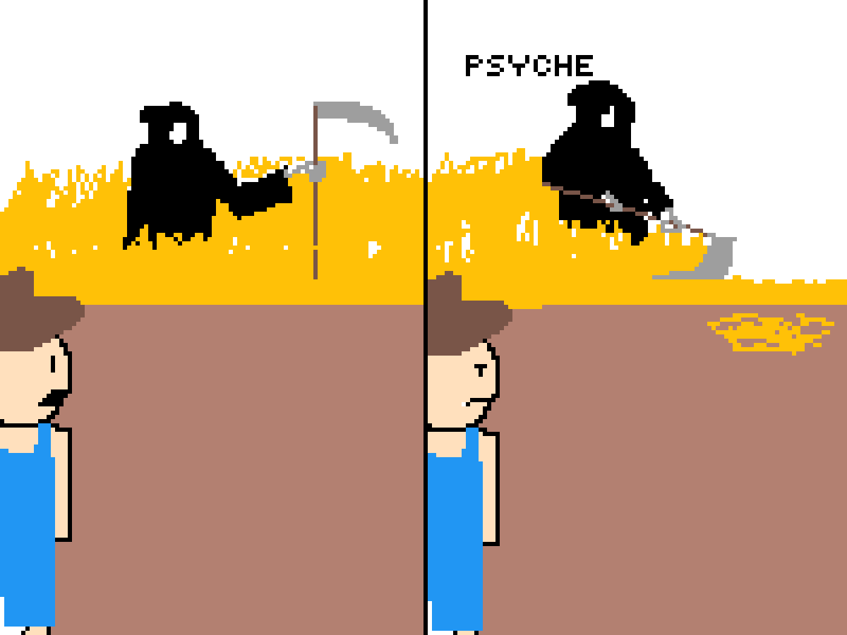 Grim Reaper Takes Up Another Job - Death (1200x900), Png Download