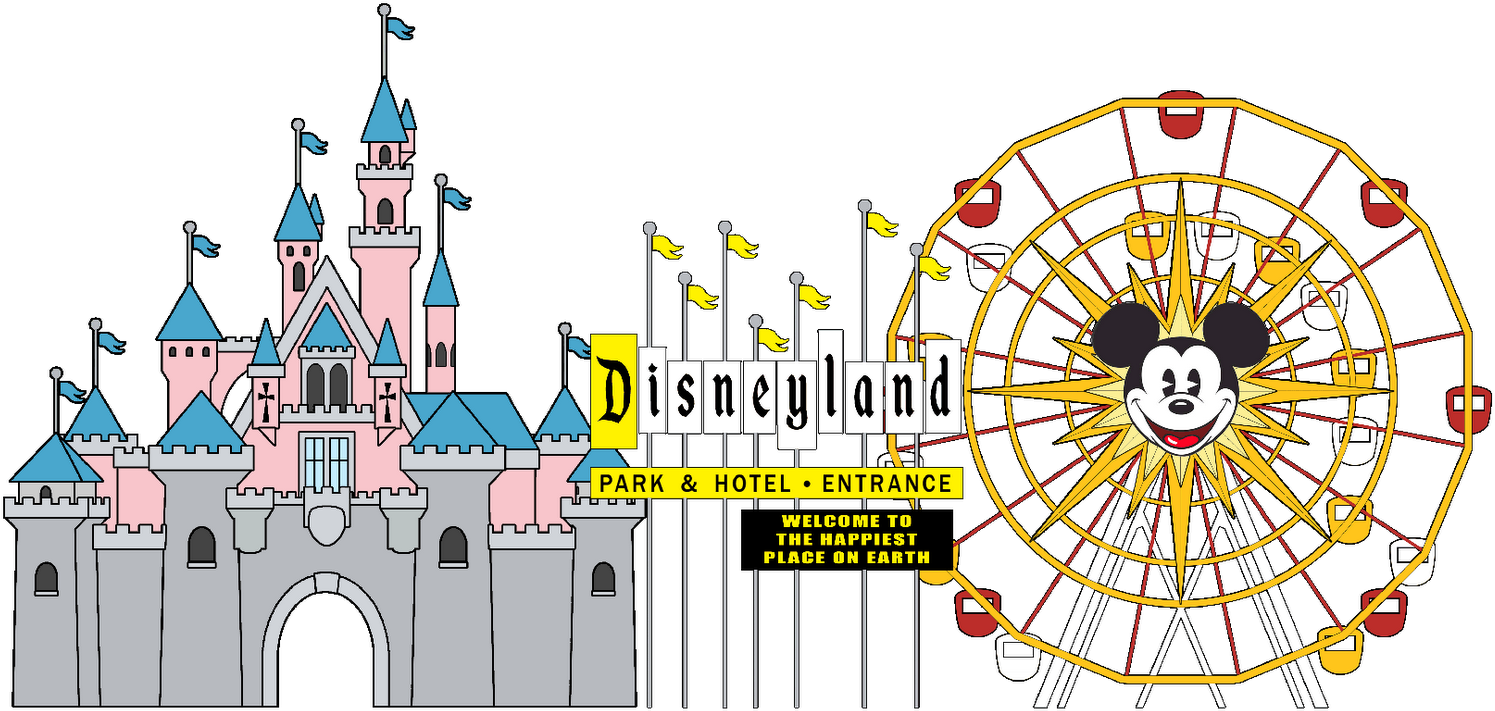 Disneyland - Disneyland Clipart (1600x896), Png Download