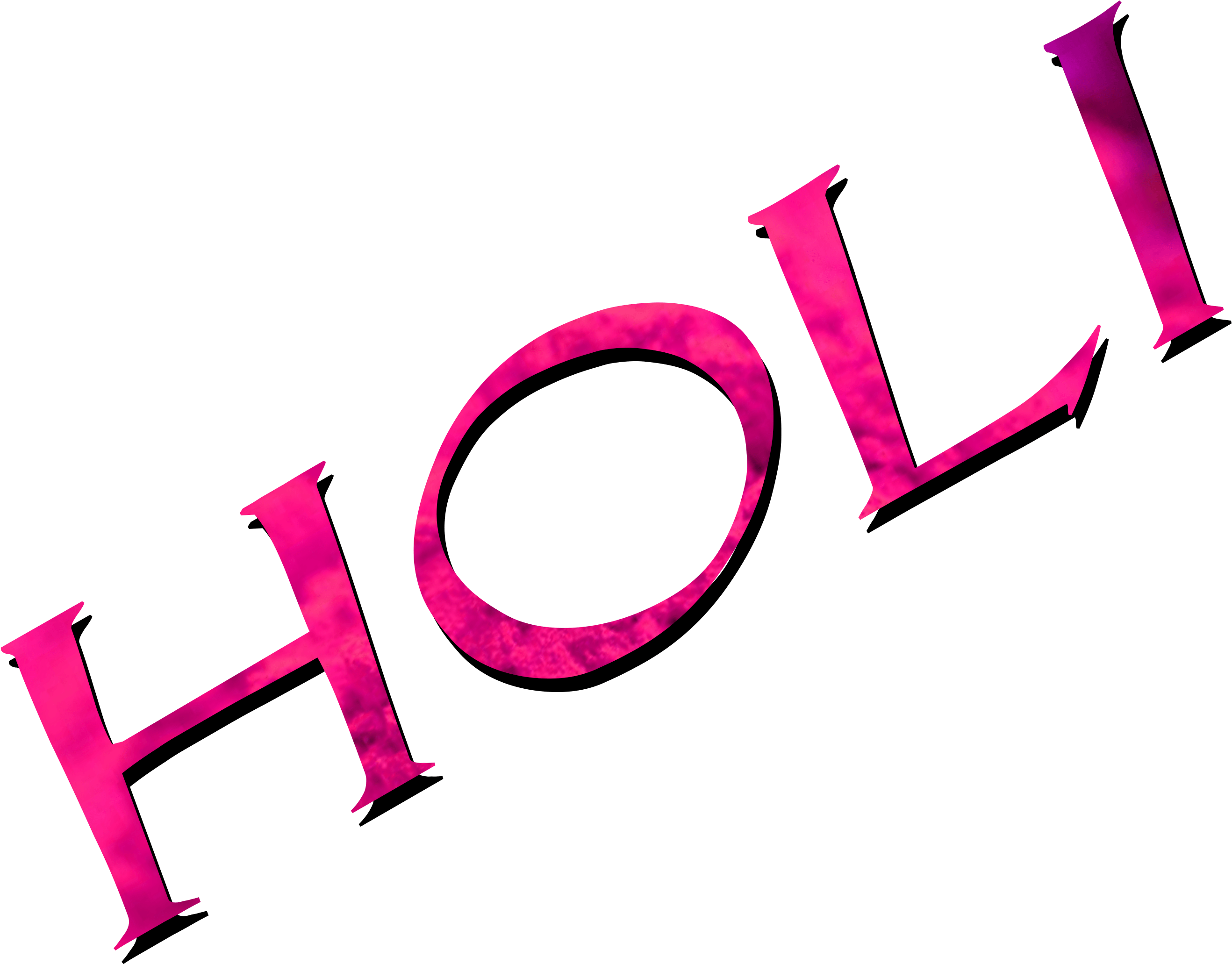 Holi Text Png 2018 New Holi Text Png 2018 New (3000x3000), Png Download