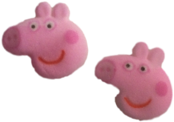 Peppa Pig Cupcake Sugars - Cupcake (400x400), Png Download
