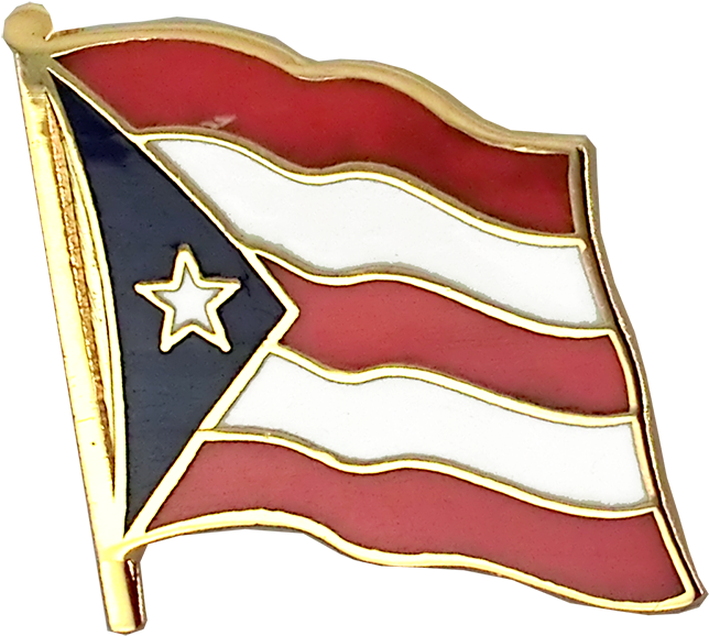 Flag Lapel Pin - Puerto Rico - Flag Lapel Pin (1500x938), Png Download