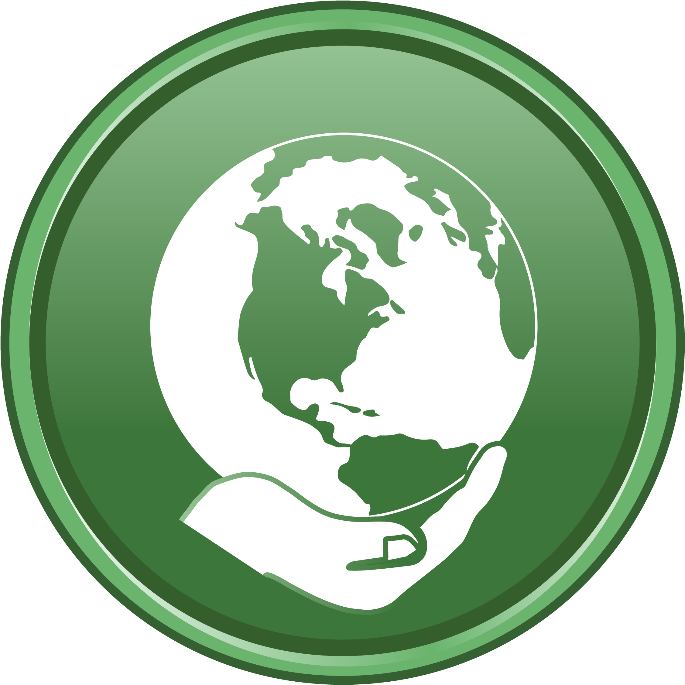 Iconclimateaction - Black And White Globe Clip Art (2500x2500), Png Download