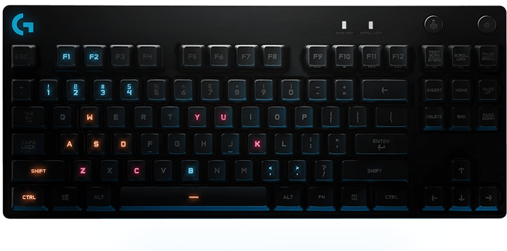 Logitech G-pro Mechanical Gaming Keyboard Pc & Video - Logitech G Pro Gaming Keyboard (730x397), Png Download