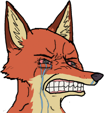 5815519 - Nick Wilde Wojak (500x480), Png Download