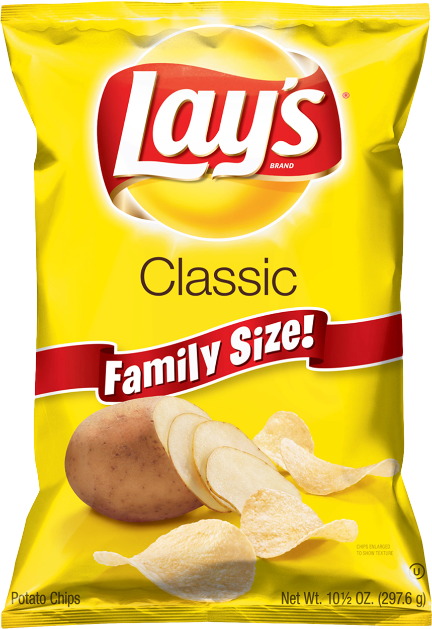 Free Png Lays Potato Chips Png Images Transparent - Lay's Classic Potato Chips - 10.5 Oz Bag (480x649), Png Download