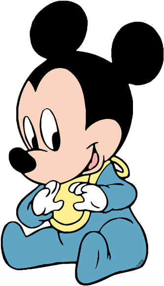 Baby Mickey Clipart - Baby Mickey Mouse Png (400x592), Png Download