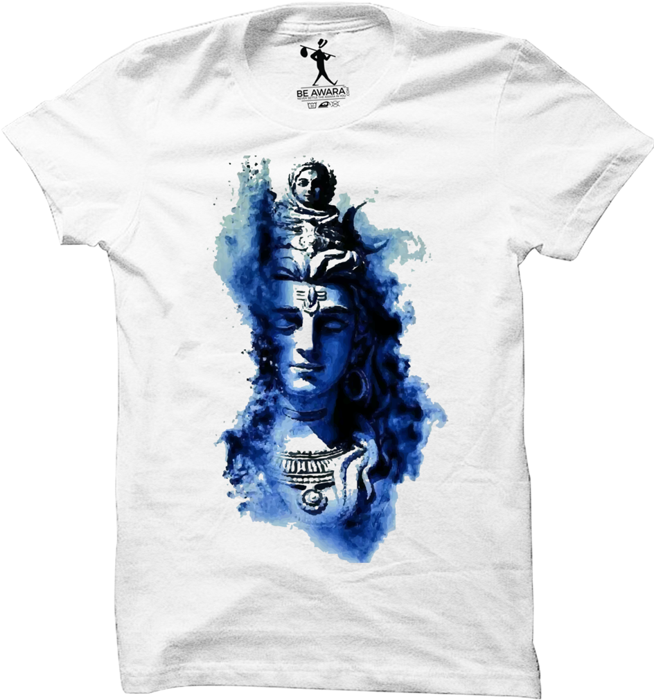 Lord Shiva Canvas Painting (947x1024), Png Download