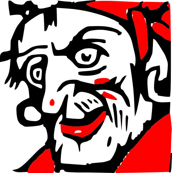 Scary Face Pirate Svg Clip Arts 594 X 598 Px (594x598), Png Download