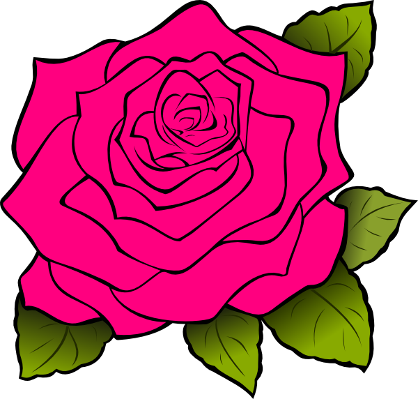 15 Cartoon Rose Png For Free Download On Mbtskoudsalg - Roses Clipart (600x572), Png Download