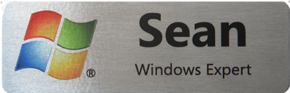 Aluminium Name Badge - Notebook Hp (500x500), Png Download