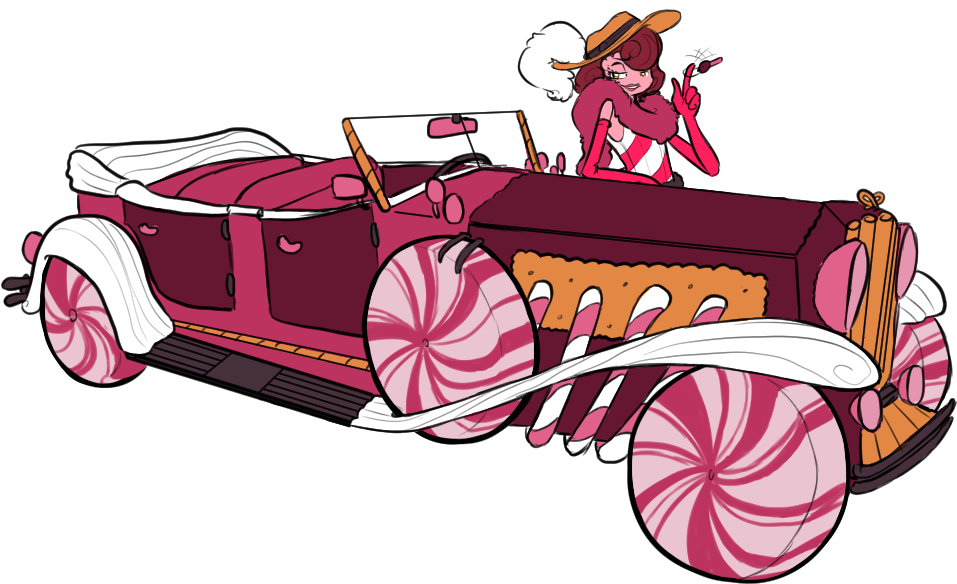 #baronessvonbonbon #cuphead Got A Book About Oldtimers - Illustration (1000x650), Png Download