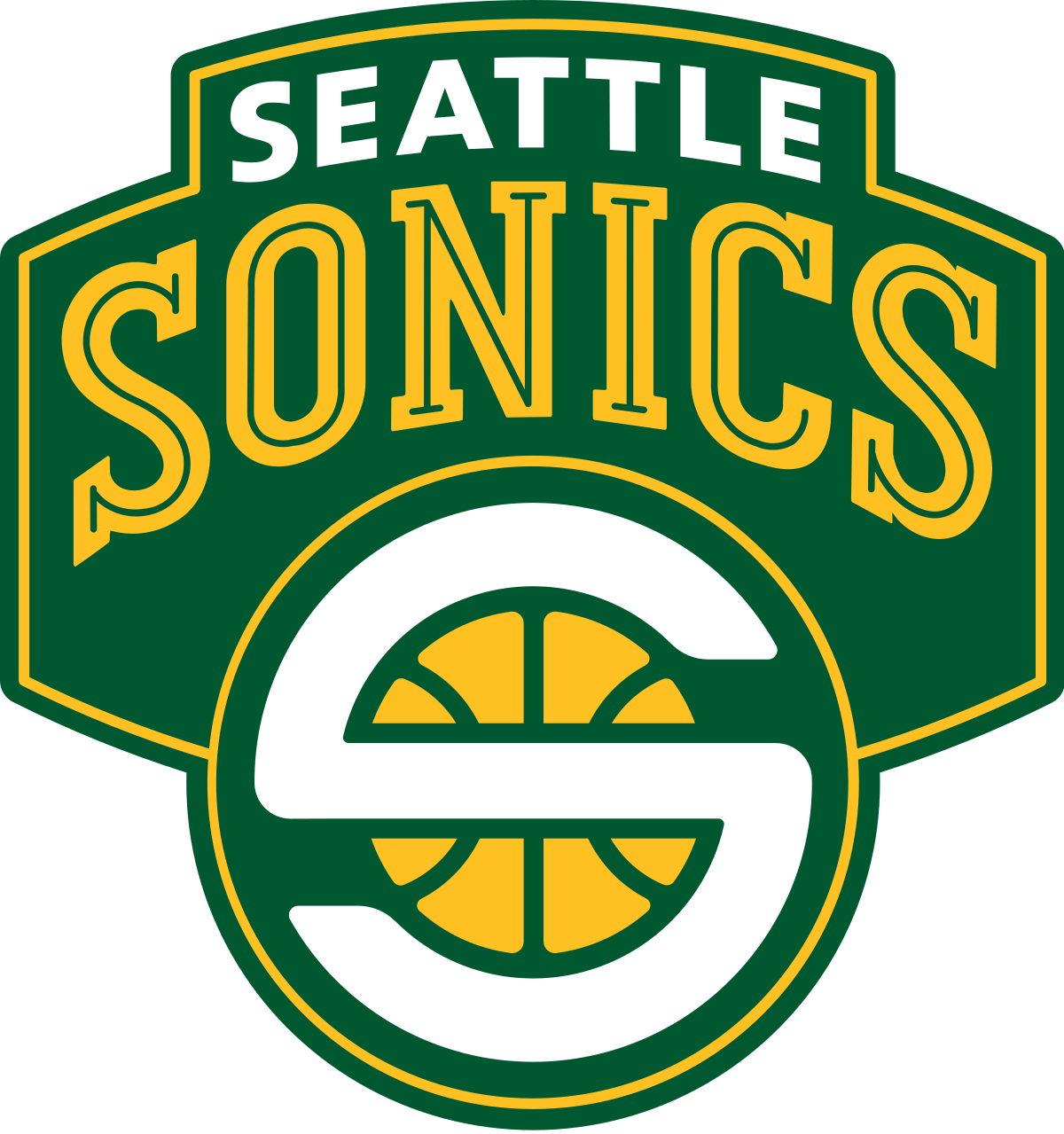 Seattle Supersonics Logo 2013 (1200x1279), Png Download
