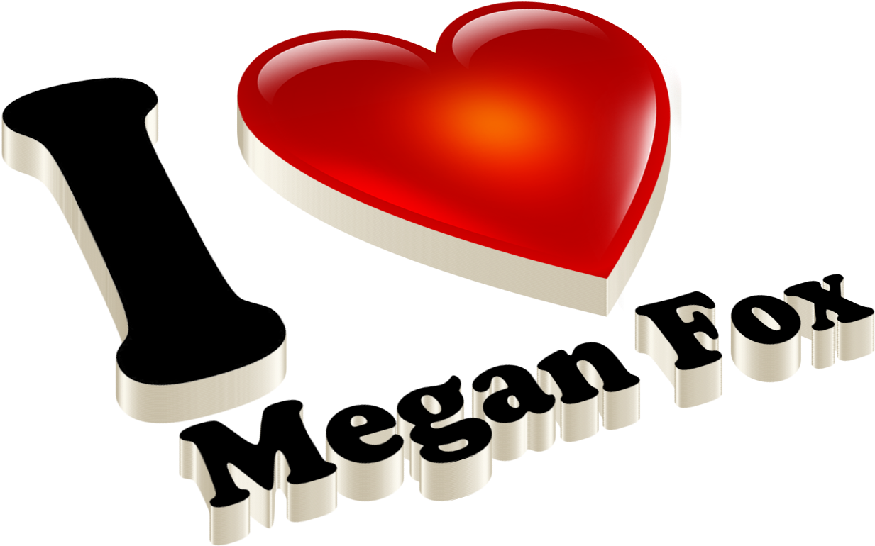 Megan Fox Love Name Heart Design Png - Heart (1920x1200), Png Download
