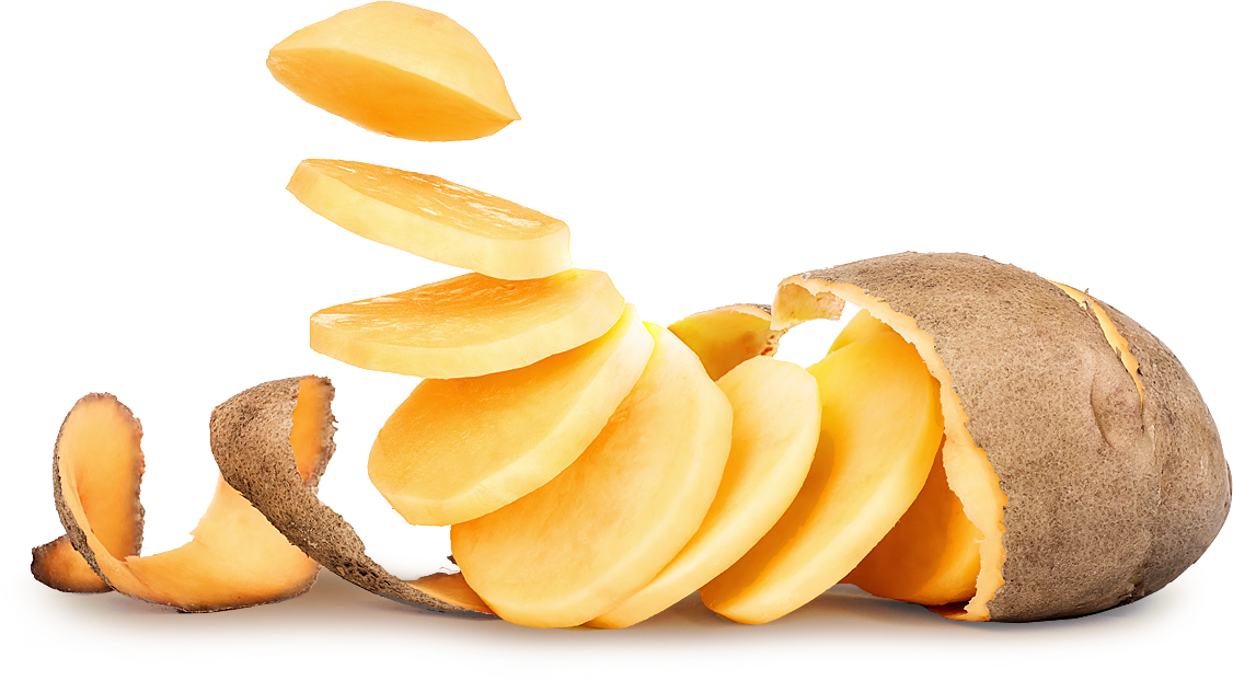 Buona Compagnia Gourmet Uses Fresh Potatoes, Peeled - Peeled Potato Transparent Png (1126x622), Png Download