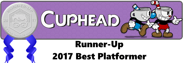 Runner Up Cuphead Best Platformer - Cartoon (700x300), Png Download