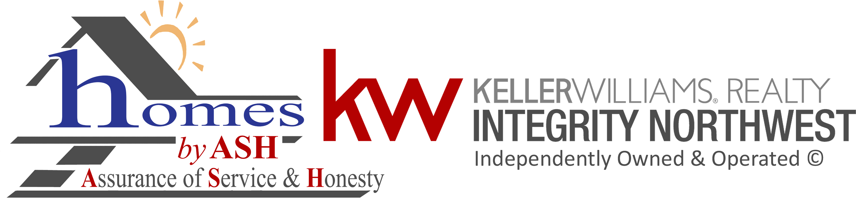 Homes By Ash - House (2775x893), Png Download