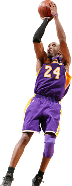 Classic D0f01 052fa Kobe Bryant Fading Away - Kobe Shooting No Background (233x600), Png Download