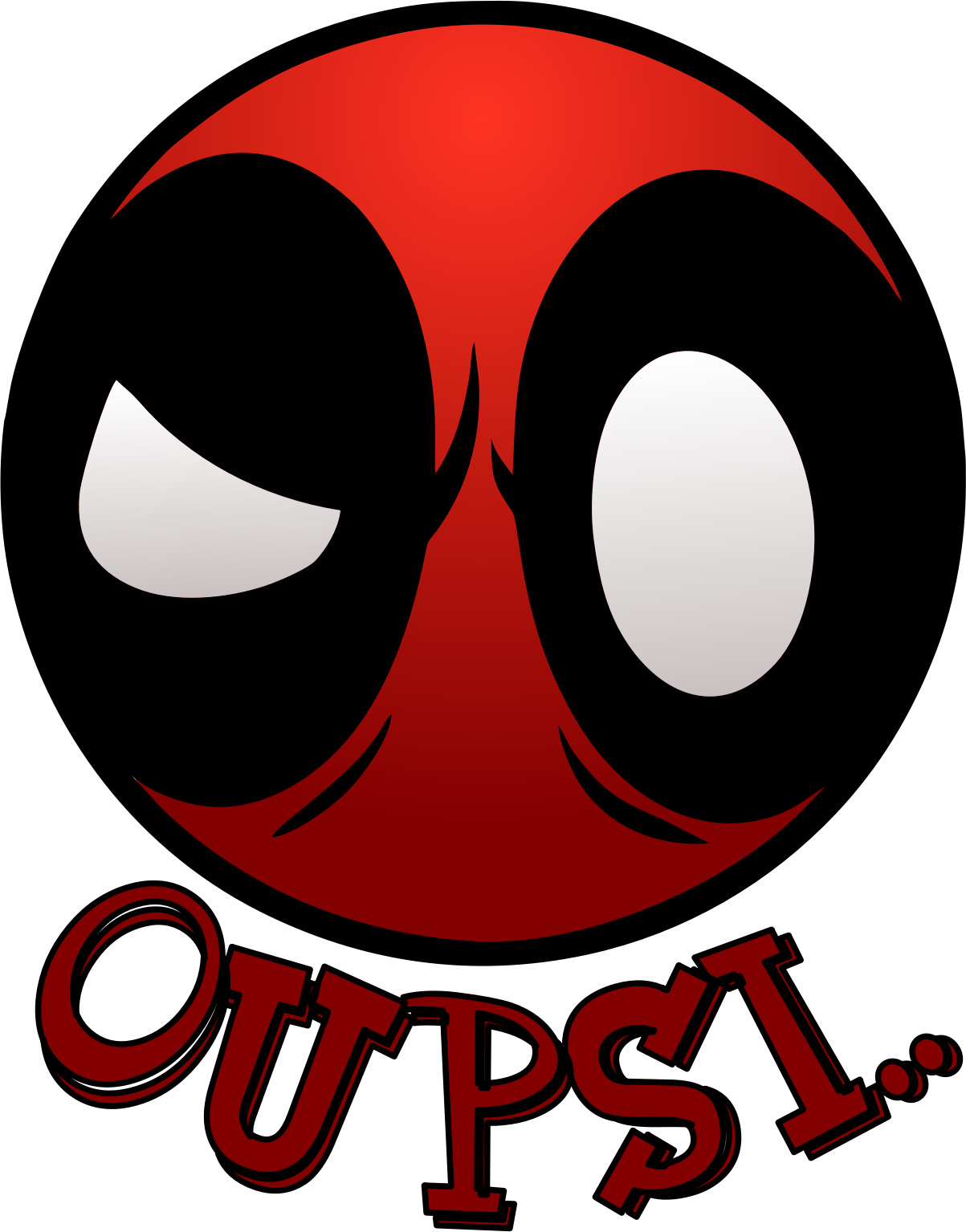 Oupsi Big Image Png - Deadpool Clipart (1203x1535), Png Download