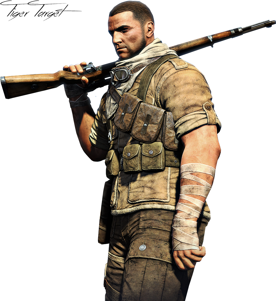 Sniper Elite Png Transparent Image - 505 Games Sniper Elite Iii Xbox One (1016x1080), Png Download