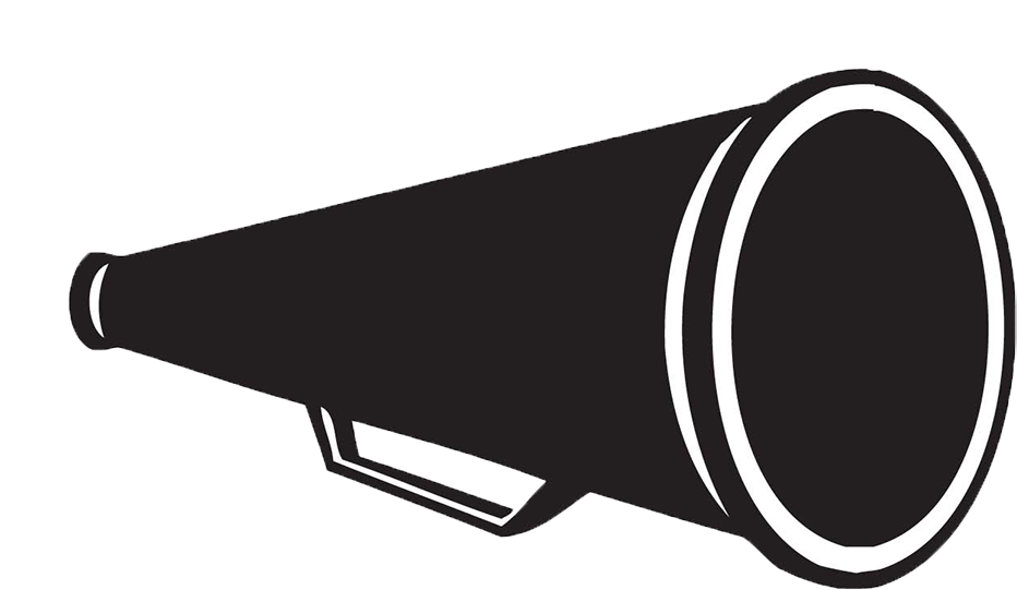 Index Of Wp Content Uploads Blackmegaphonelarg - Megaphone Png (1024x589), Png Download