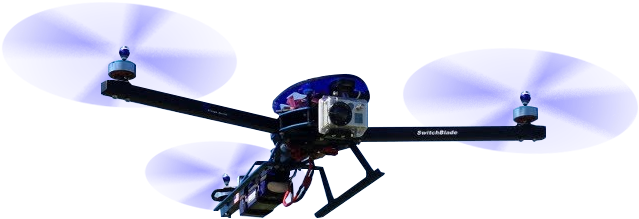 Quadcopter 360 Video Drones - Helicopter Rotor (680x307), Png Download
