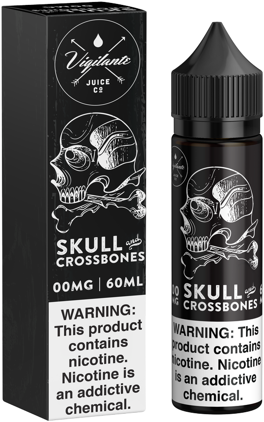 Skull And Crossbones By Vigilante Juice Co - Vapor (1024x1024), Png Download