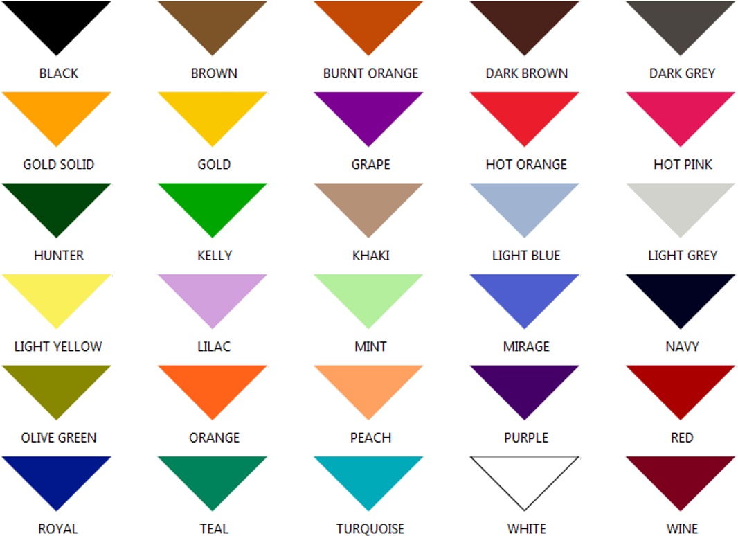 Triangle Bandana Colors ▽ - Promotional Bandana (1080x797), Png Download