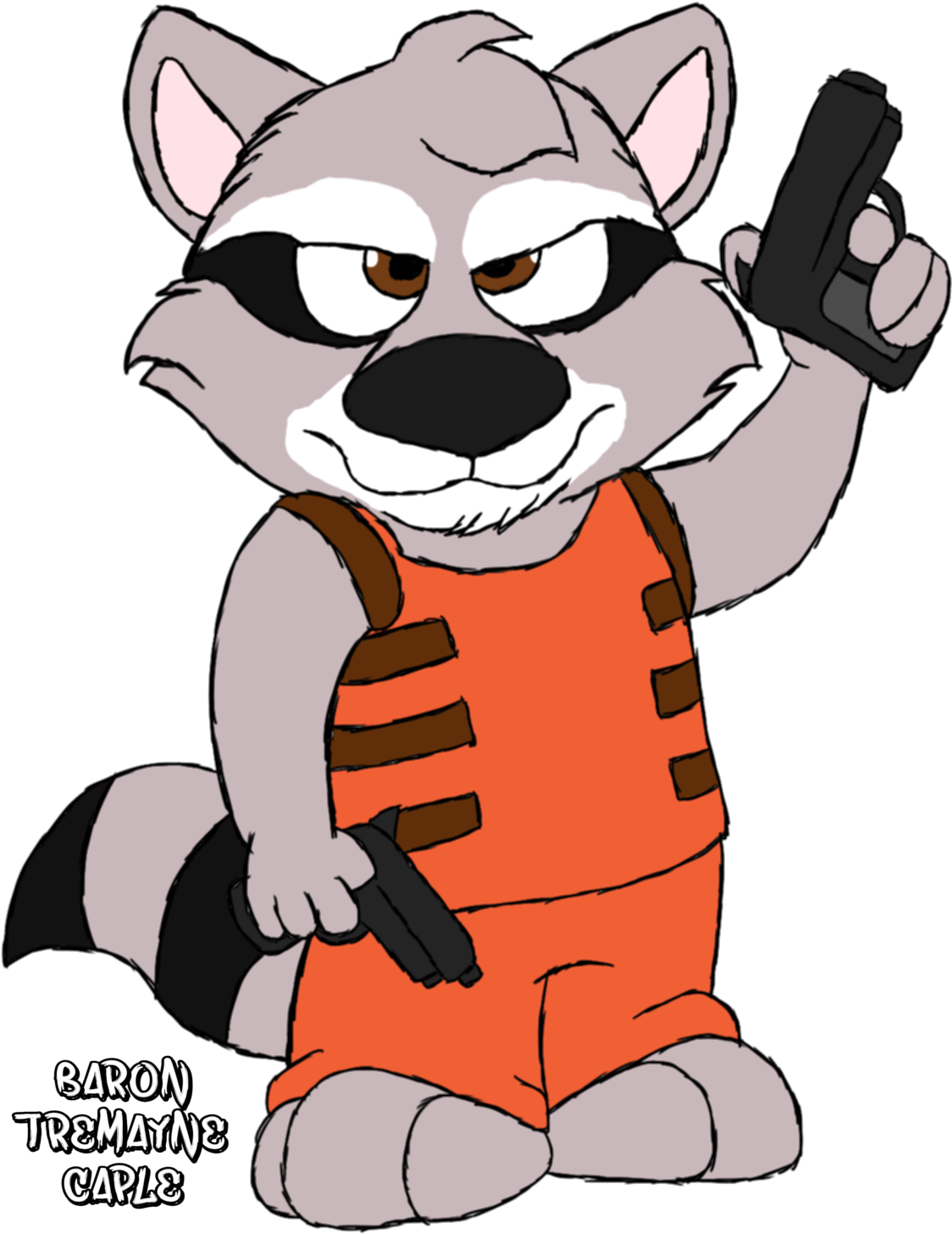 Rocket Raccoon - Ultimate Chicken Horse Raccoon (1130x1500), Png Download
