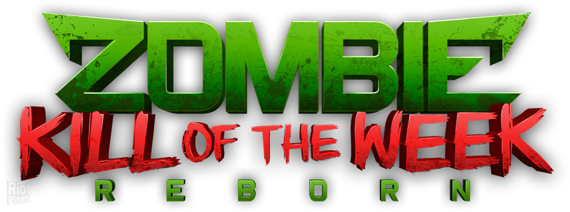 23 February - Zombie Kill Of The Week Reborn Logo (829x308), Png Download