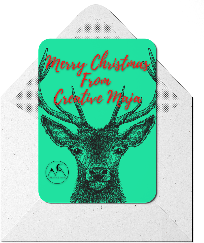 Christmas Cards Printing Creative Maja - Punto Fijo (960x960), Png Download