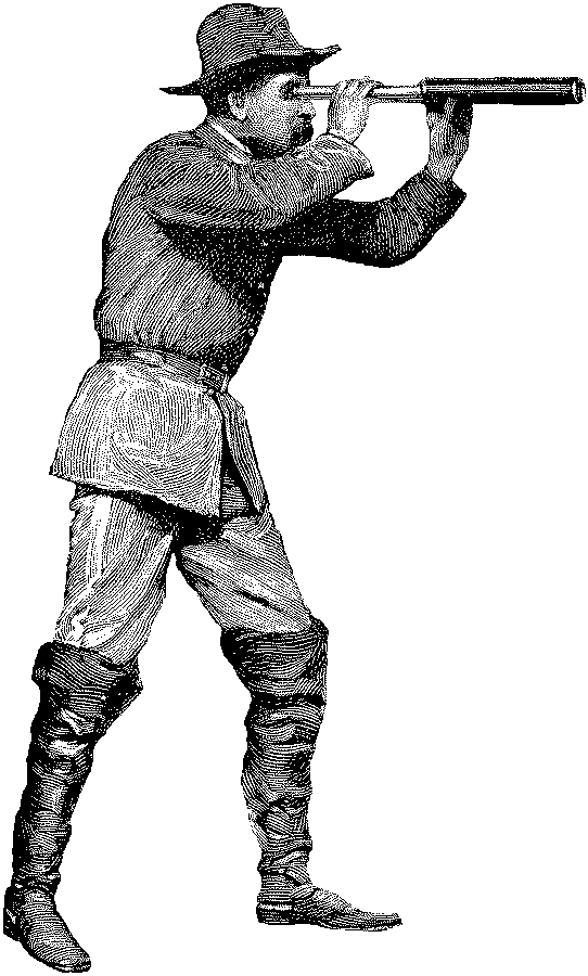 Man With Spyglass (542x900), Png Download