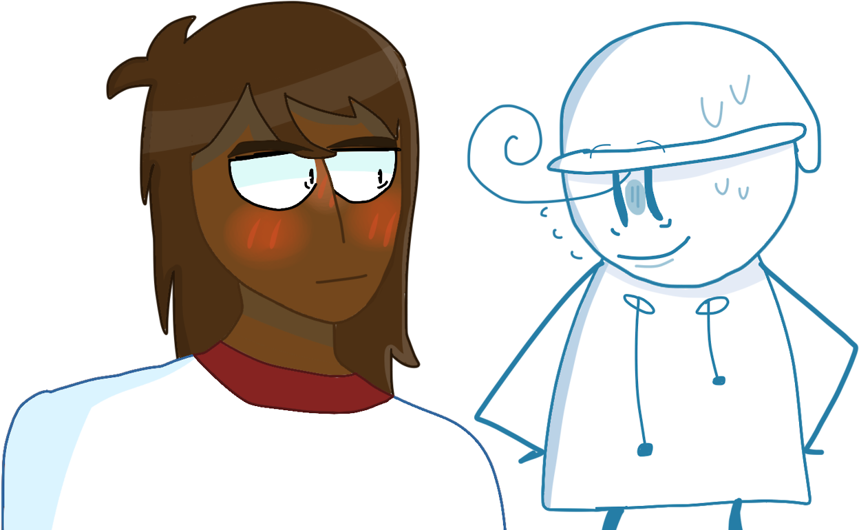 Me And A Good Boy - Cartoon (1280x853), Png Download