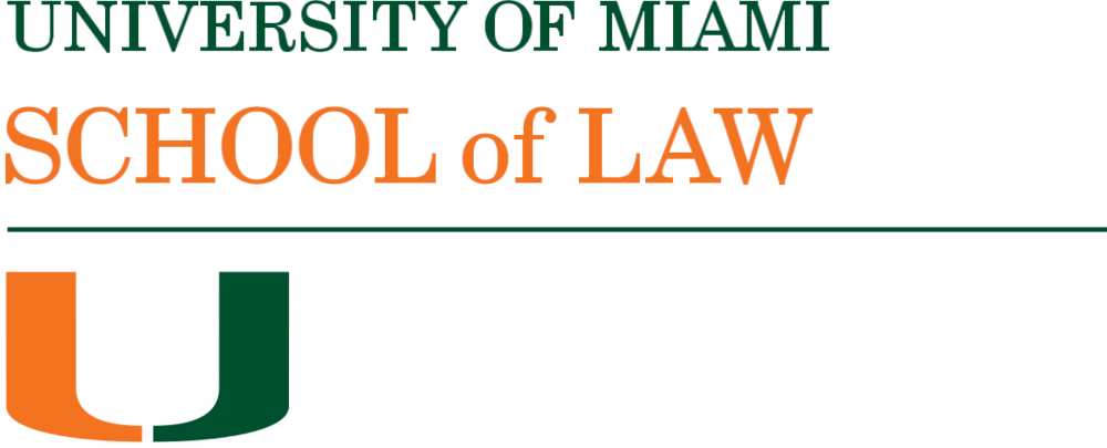 University Of Miami School Of Law Logo - University Of Miami Law School Logo (1000x405), Png Download
