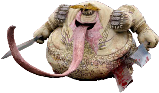 Long Tongue, Fat Knife, They Scream A Runnin For Their - Cosplay Rift Scuttlers (533x339), Png Download