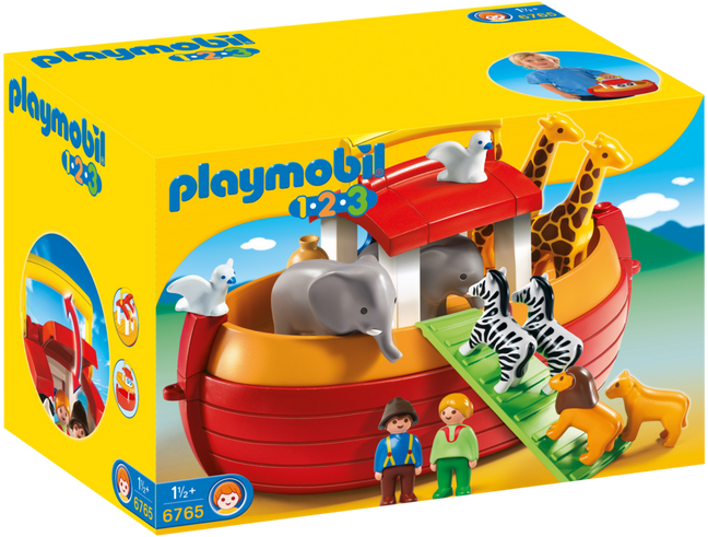 My Take Along Noah's Ark By Playmobil - Playmobil 123 Noahs Ark (700x490), Png Download
