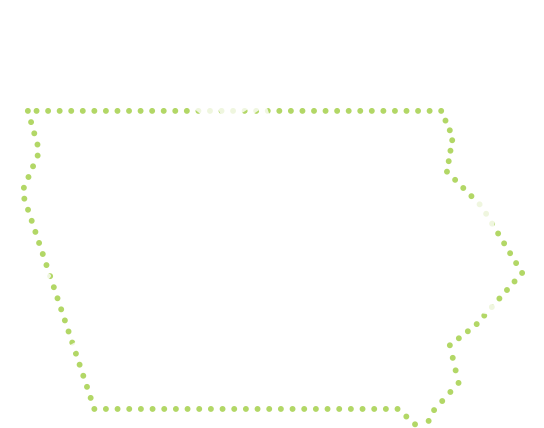 Iowa Dots Lg - Market To Market Relay Iowa (544x428), Png Download