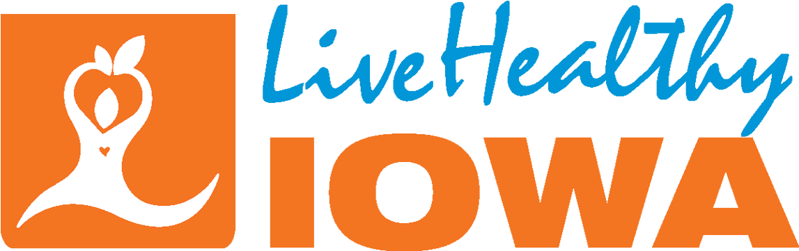 Live Healthy Iowa Logo (1200x377), Png Download