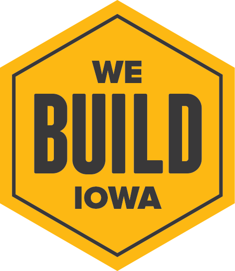 Agc We Build Iowa - We Build (484x558), Png Download