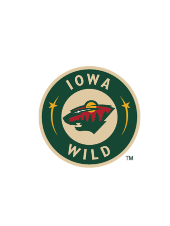 Iowa Wild Logo - Nhl - Minnesota Wild 4x4 Die Cut Decal (646x450), Png Download